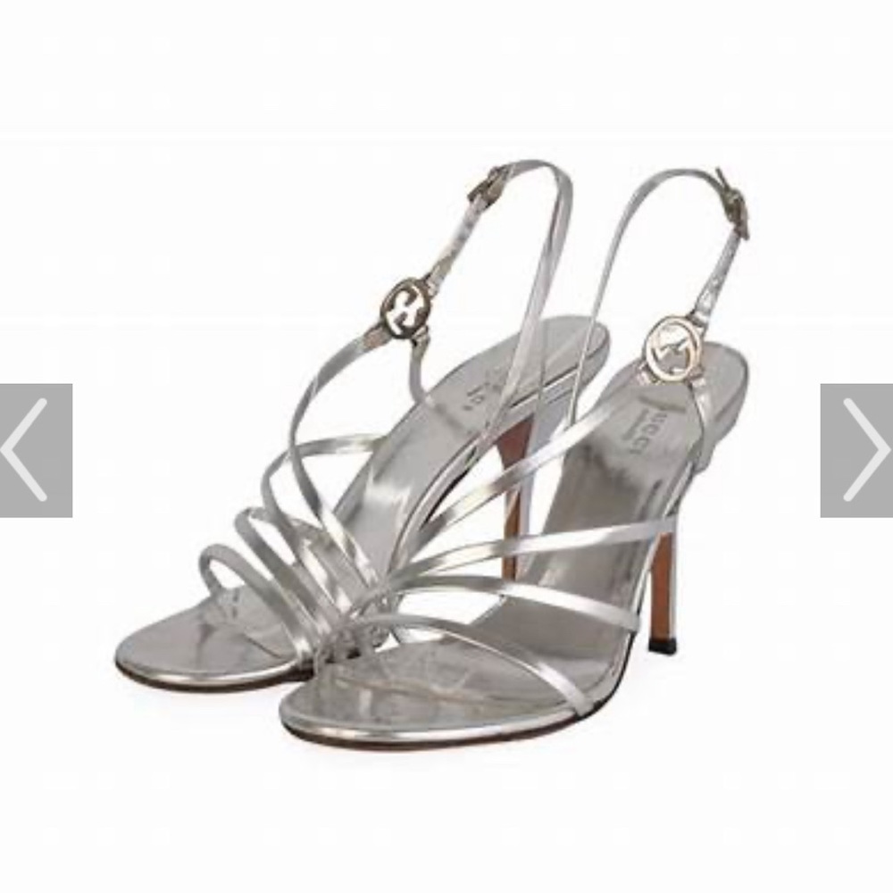 AUTHENTIC Gucci Made in Italy Sandals Heels 38.5